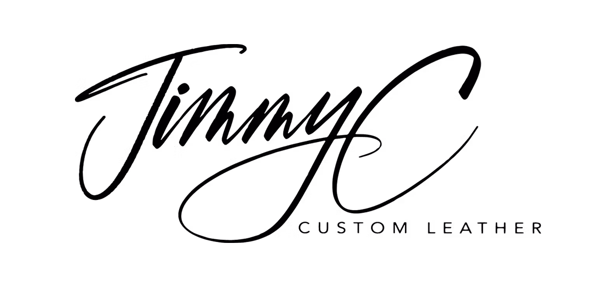 Jimmy C Custom Leather Logo