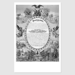 Abraham Lincoln Emancipation Proclamation Artwork