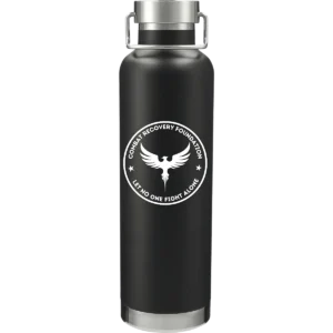 Thor Copper Vacuum Insulated Bottle 32oz CRF logo